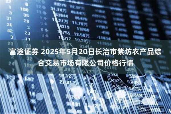 富途证券 2025年5月20日长治市紫坊农产品综合交易市场有限公司价格行情