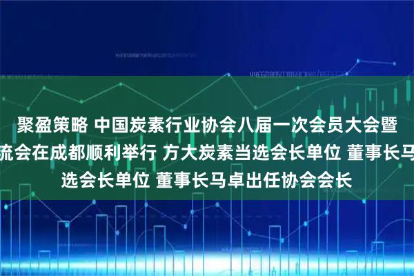 聚盈策略 中国炭素行业协会八届一次会员大会暨炭素行业发展交流会在成都顺利举行 方大炭素当选会长单位 董事长马卓出任协会会长